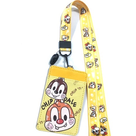 CHIP AND DALE  ที่ใส่บัตร พร้อมสายคล้องคอ ลาย CHIP N DALE  งานดี 8118 SHOP