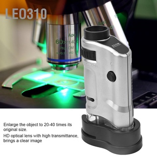 Leo310 Multifunctional 20-40X Microscope LED Magnifier Loupe Magnifying Glass for Observing