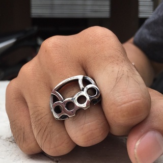 แหวน สนับ สแตนเลสแท้ stainless 316l ring แหวนแฟชั่น แหวนผู้ชาย แหวนสแตนเลส originallution