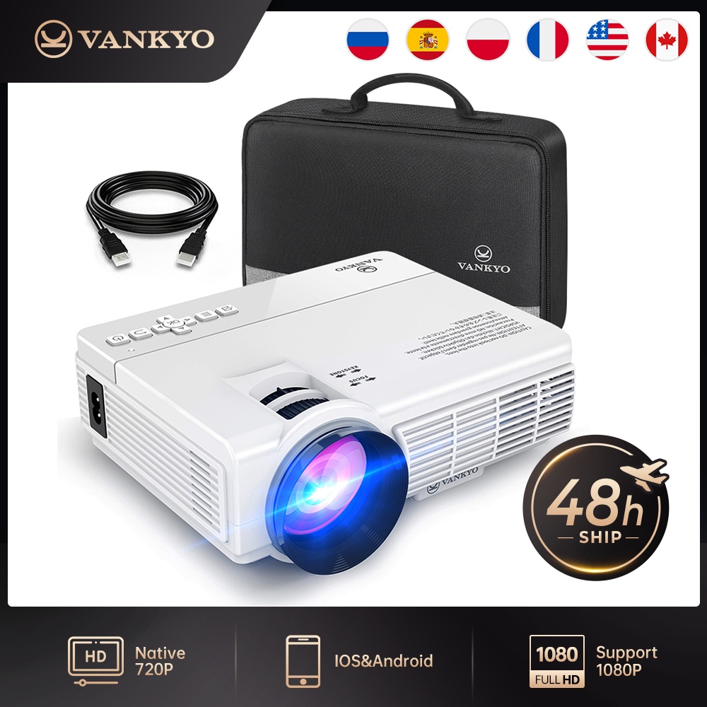 VANKYO Leisure 3 Mini Projector Supported 19201080P 170 Portable ...