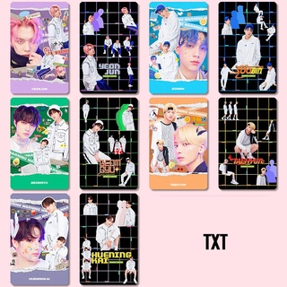 สติกเกอร์การ์ด TXT TOMORROW X TOGETHER DIY สําหรับเก็บสะสม 10 ชิ้น ต่อชุด