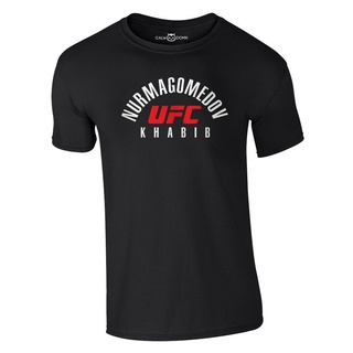 เสื้อยืดผ้าฝ้าย มาใหม่ เสื้อยืดลําลองแฟชั่น แขนสั้น คอกลม พิมพ์ลาย Nurmagomedov Ufc Mma Fighting สีกาบิบ สําหรับผู้ชาย เ