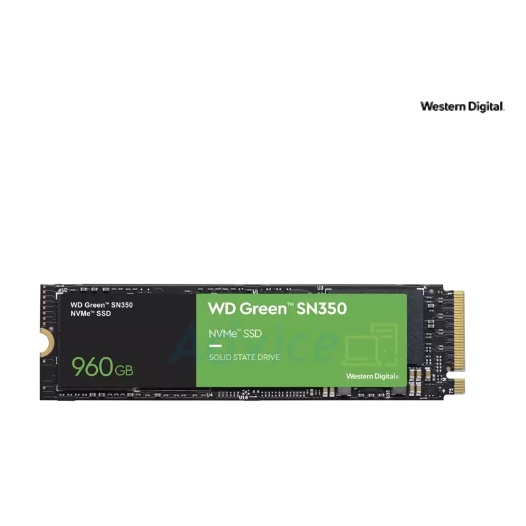 WD GREEN SN350 960GB SSD NVMe M.2 2280 (WDS960G2G0C-3YEARS) (MS6-144) Internal Solid State Drive