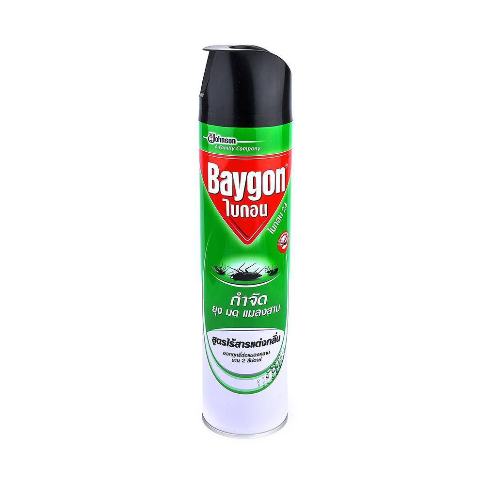 สเปรย์กำจัดแมลงไร้กลิ่น BAYGON 600 มล.SPRAY INSECT KILLER BAYGON 600ML ORORLESS