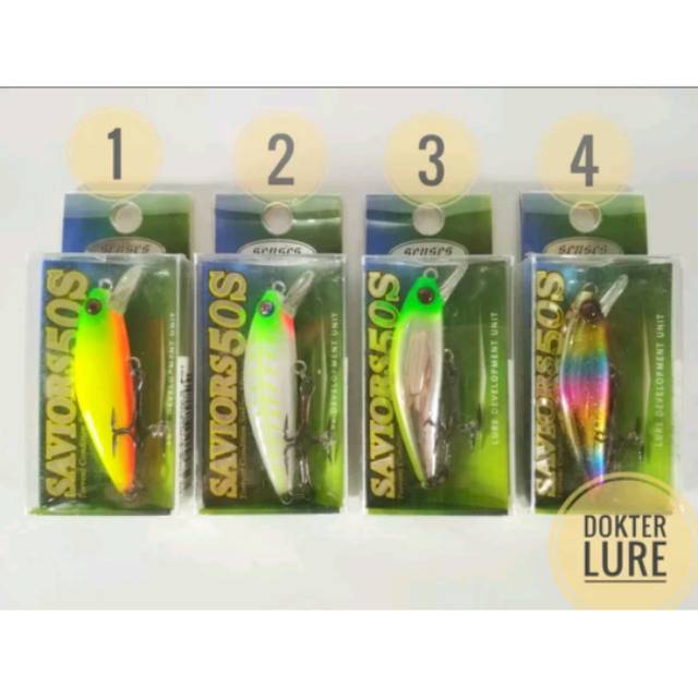 LURE SENSES SAVIORS 50s Minnow 5gr 6 ซม.จม Ultralight Casting เหยื่อ UL
