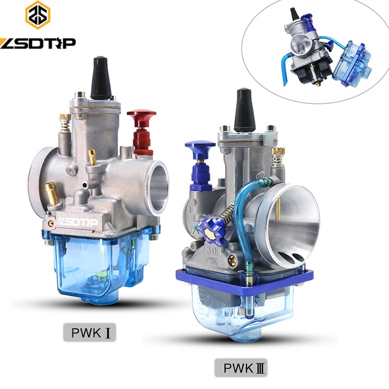 KEIHIN POWER Universal Blue Pwk21 24 26 28 30 32 34 มม. อุปกรณ์คาร์บูเรเตอร์พร้อมพาวเวอร์เจ็ทสําหรับ Yamaha Suzuki Honda Ktm 125-300 Cc Dirt Bike Atv