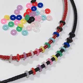 ยางกันชาร์ม ขนาด5-6mm มีหลายสี stopper beads