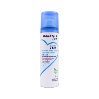 Double A Care สเปรย์แอลกอฮอล์ทำความสะอาดมือ รุ่น Hygienic Hand Shield ขนาด 70 ml.