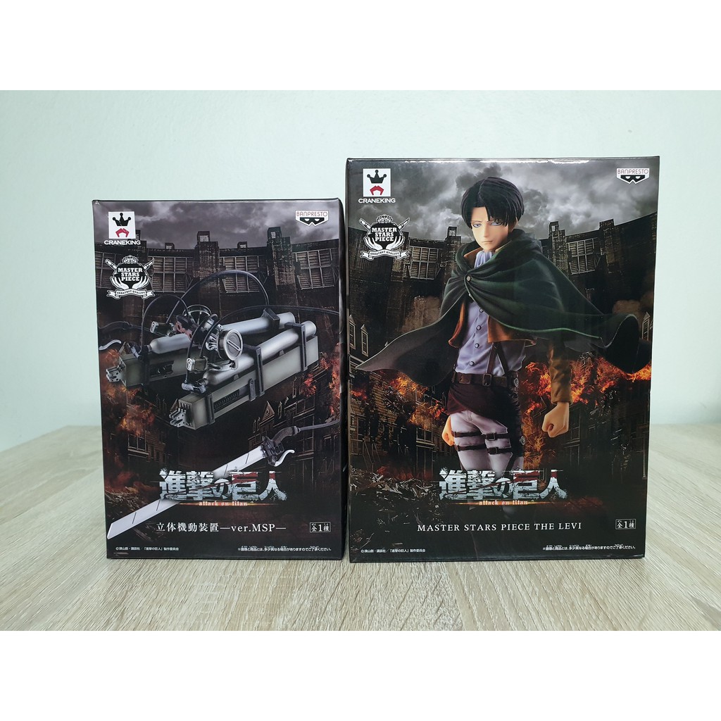 โมเดล Attack On Titan Levi เคร องย ง ของแท Msp Master Star Piece Banpresto Shopee Thailand