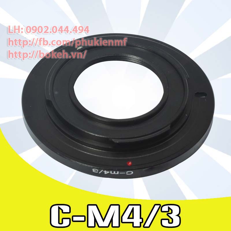 อะแดปเตอร์เมาท์ C-M4/3 แปลงเลนส์ Cine (C) เป็น M4/3 Micro Four Thirds Mount body (G Cine-M4/3 C M43 