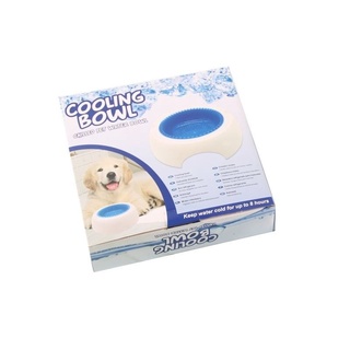 cooling bowl ถ้วยน้ำเจลเย็น สำหรับสัตว์เลี้ยง ชามเจล ชามใส่น้ำ เจลเย็น ดับร้อน