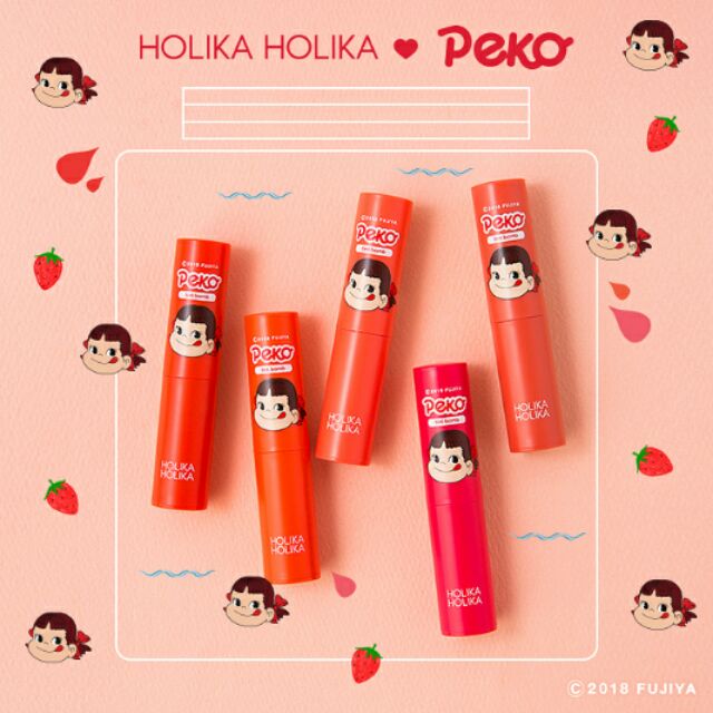 NEW! [สินค้าใหม่] 🧀 Holika holika ❤ Peko Sweet Peko edition Water drop tint lip 🍭🍧  color No. #01/#03/#04 / #05 🍦🍭