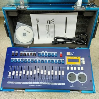 บอร์ดควบคุมไฟเวที บอร์ดไฟคิงคอง บอร์ดคุมไฟเวที KING KONG KK256A DMX Lighting Controller พร้อมแร็ค