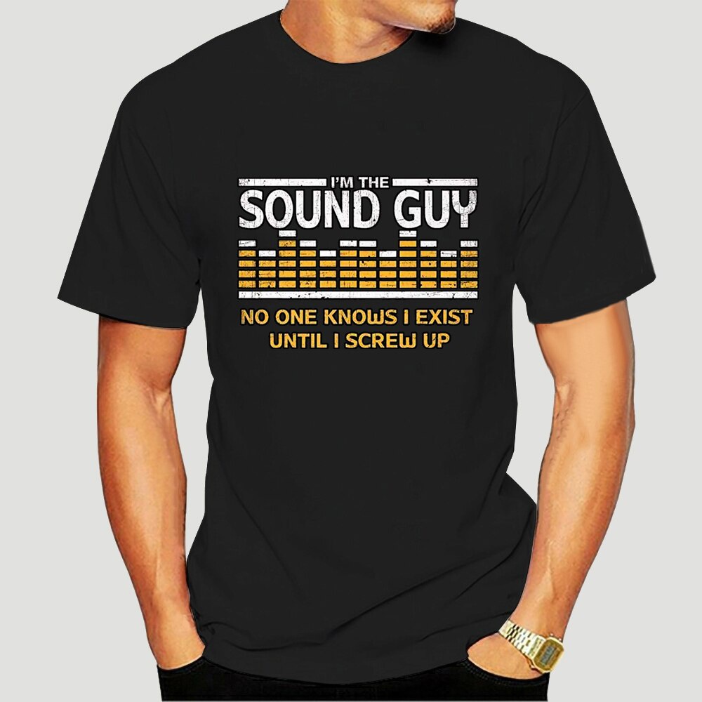 2019 แฟชั่นผู้ชายเสื้อยืด IM The Sound Guy ตลกเสียงวิศวกร Tech T Shirt-4000A