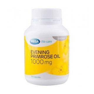 MEGA Evening Primrose Oil อีฟนิ่งพริมโรส เมก้า อาหารเสริมสำหรับผู้หญิง ลดอาการปวดประจำเดือน EPO