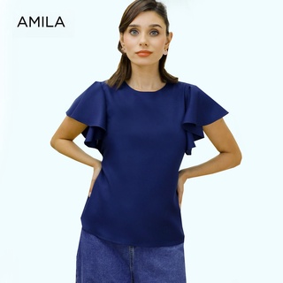 AMILA Blouse AM-B838 แขนสั้น IGPU21-11