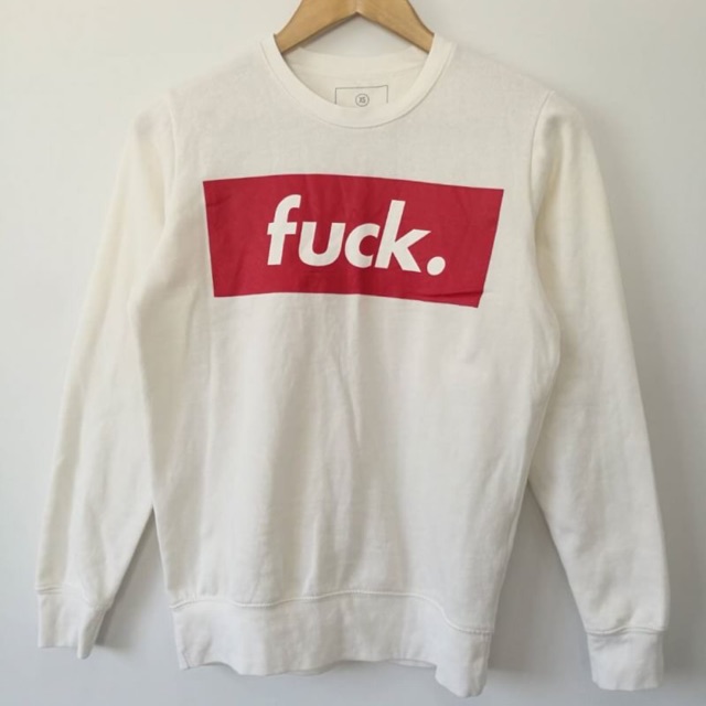 FSBN เสื้อคอกลมแขนยาว ผ้านุ่มยืด ใส่ได้ทั้งชายหญิง มือ1