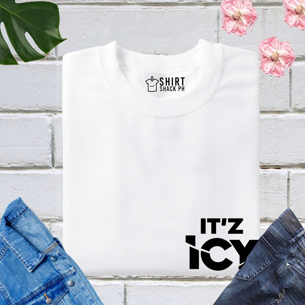 ชุดเซ็ต 2 ชิ้น - ▲★ITZY - เสื้อเชิ้ตพิมพ์ลาย ICY WVZH