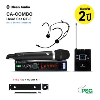 Clean Audio CA-COMBO-QE3 Head Set Microphone Wireless System