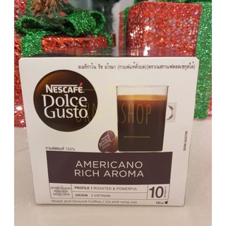 Nescafe Dolce Gusto Americano Rich Aroma 1 กล่อง 16แคปซูล ใช้ได้กับเครื่องชง Dolce Gusto เท่านั้น