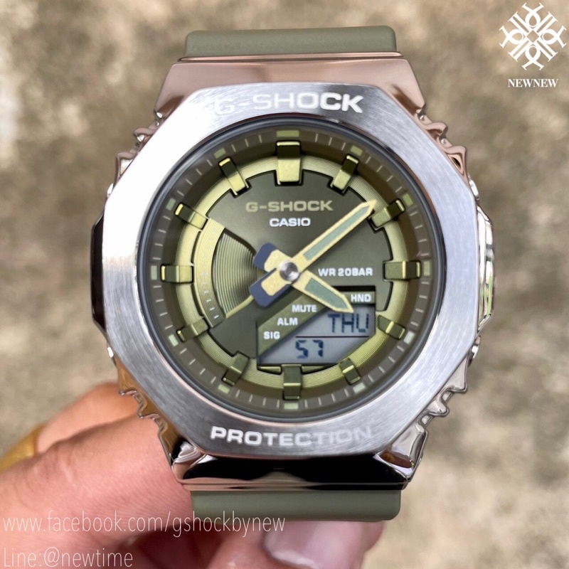 G-SHOCK GM-2100-1A GM-2100B-3A GM-2100B-4 GM-2100N-2A GM-S2100-3A GM-S2100B-8 GM-S2100PG-1A4 ของแท้ประกันศูนย์ 1ปี