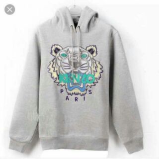 เสื้อเเขนยาวมีฮู๊ดสกรีนหน้าเสือลายก้อปแบร์นดัง KENZO สุดเท่ สุดเก๋ๆๆๆ