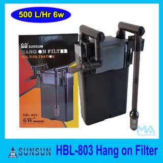 กรองแขวนข้างตู้ปลา SUNSUN HBL-803 Hang on Filter สำหรับตู้ขนาด 20-24 นิ้ว