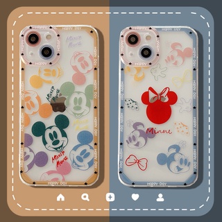 เคสใส แบบนิ่ม ลายการ์ตูนมิกกี้ มินนี่เมาส์ สําหรับ OPPO A94 5G reno7z reno5 pro reno2f reno4f reno5f reno6 pro reno6z reno7 pro reno 2f 4f 5f 6z 7z 5 6 7 pro