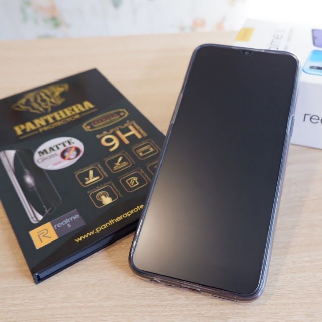 ฟิล์มกระจก Realme 5 PANTHERA PROTECTOR