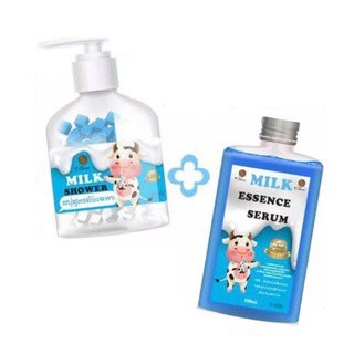 สบู่สูตรลับเฉพาะ Milk Shower+Milk Essenec Serum