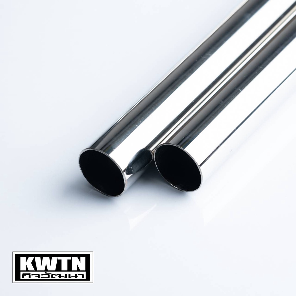 ท่อแป๊ปกลม สแตนเลส 304 หนา 1 mm/1.2 mm ขนาด 2 นิ้ว ยาว 60 cm. ราคา ถูกที่สุด ดีลบีเคเค แกลเลอรีภาพที่ 2