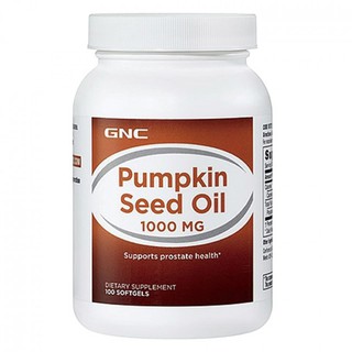 GNC Pumpkin Seed Oil 1000MG 100 Softgels