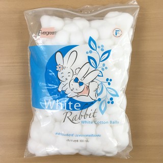 สำลีก้อนเอเวอร์กรีน 100g Cotton Ball 100g