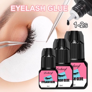 Lvcheryl กาวต่อขนตา แห้งเร็ว 5 มล. สําหรับต่อขนตา 1-2 วินาที DIY Grafting Eyelashes กาวที่บ้าน