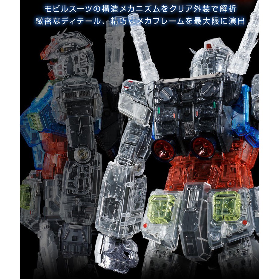 [P-BANDAI] PG 1/60 Unleashed RX-78-2 Gundam [Clear Color Body] (พาร์ท ...