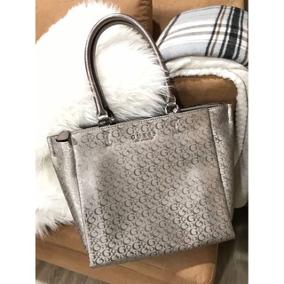 GUESS SINGNATURE SHOPPER BAG (SIZE L)