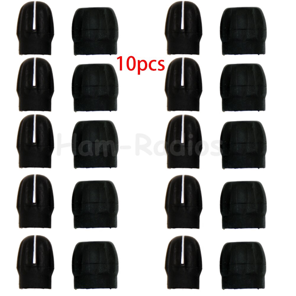 10 ชิ้นปุ่มปรับระดับเสียง + ปุ่มเลือกช่องสําหรับวิทยุ Motorola GP-328 GP338 GP3188 GP3688