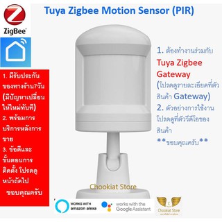 ⭐️สินค้าพร้อมส่ง⭐ Tuya Zigbee Motion Sensor (PIR) อุปกรณ์ตรวจจับความเคลื่อนไหว