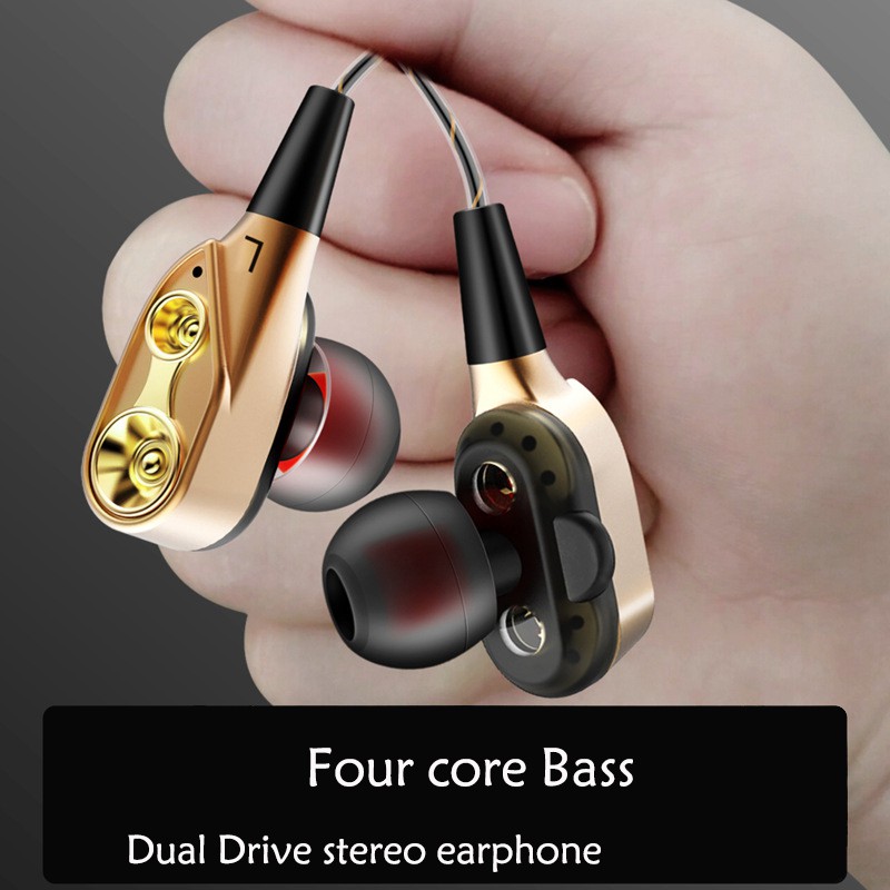 SK หูฟัง2ไดรเวอร์ Super Bass มีไม Dual dynamic earphone R6 - r7gc0muhca ...