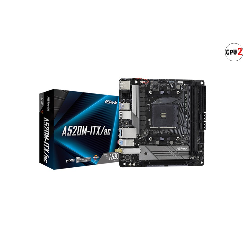 [เมนบอร์ด] MAINBOARD ASROCK A520M-ITX ประกัน3ปี สามารถออกใบกำกับภาษีได้