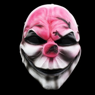 Halloween Payday 2 Movie Male Head Red Collectors Edition Quick Player Blank Headgear Resin Mask