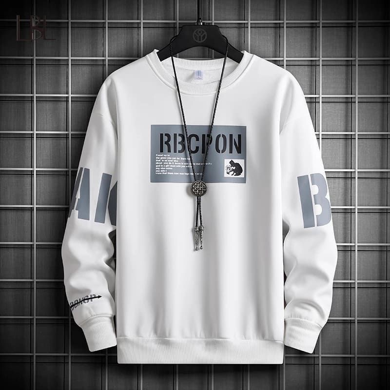 Rbcpon Oversize Mens Oblong Sweater | คอกลมผู้ชายร่วมสมัย
