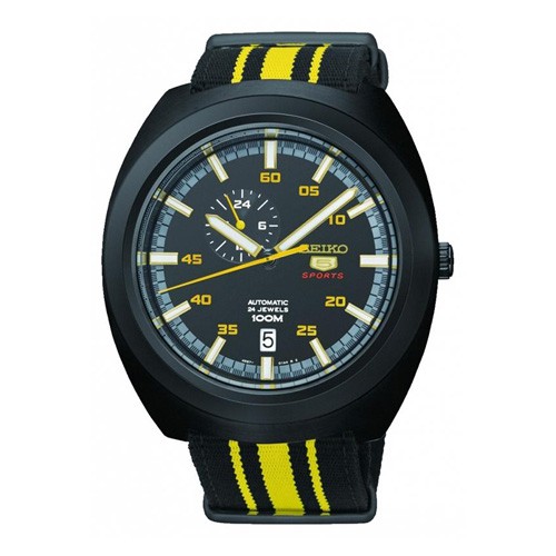 Seiko 5 Sports Retro Men Automatic Watch นาฬิกาข้อมือผู้ชาย สายผ้านาโต รุ่น SSA289K1