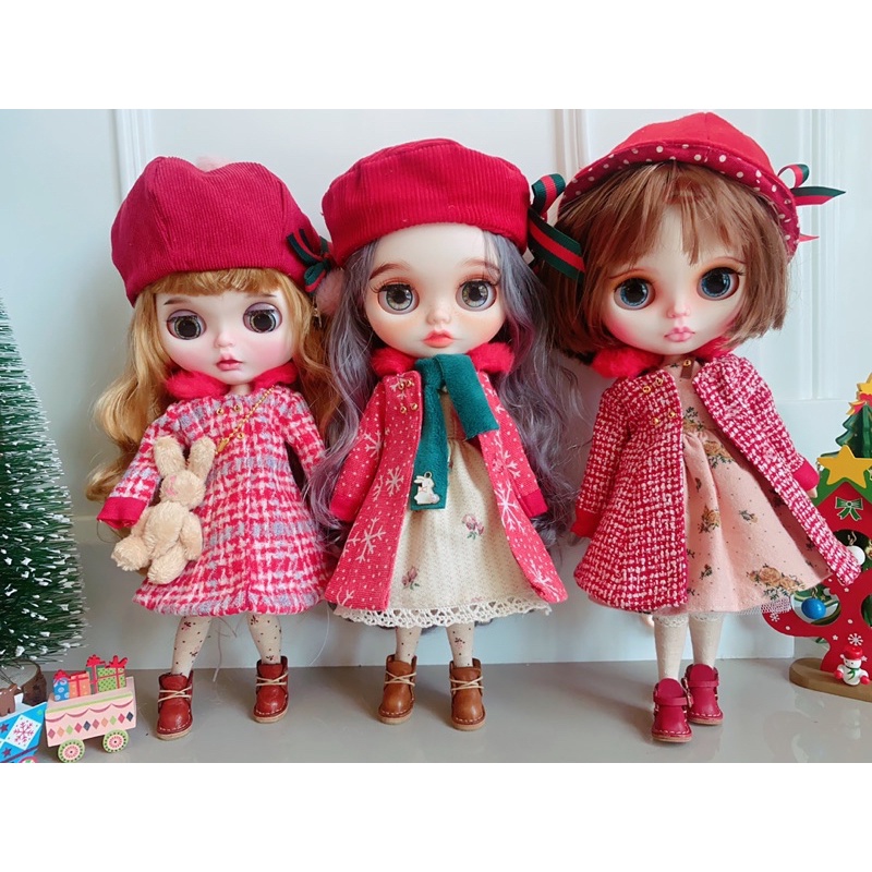 ชุดตุ๊กตาบลายธ์ Winter and Christmas collection for Blythe วินเทอร์ คริสต์มาส สำหรับตุ๊กตาบลายธ์ขนาด 30 ซม