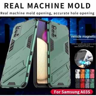 เคสโทรศัพท์แบบเกราะแบบคู่ป้องกันการกระแทกสําหรับ Samsung Galaxy A03s SamsungA03S