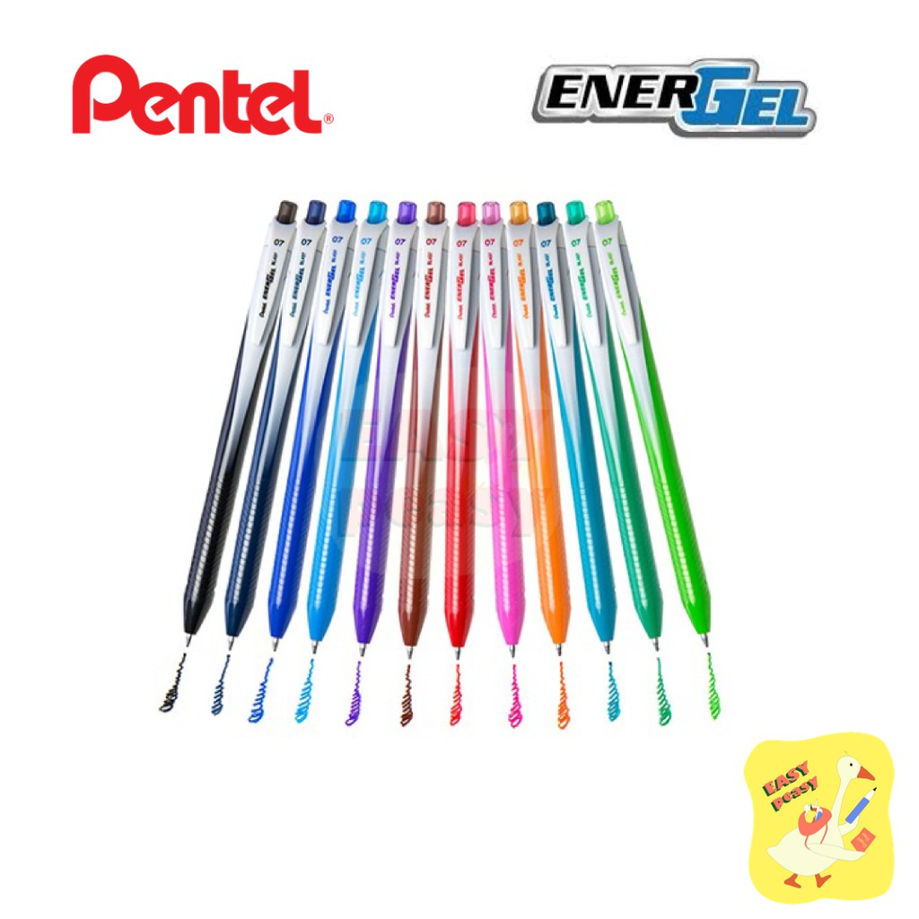 ปากกาเจล Pentel Energel รุ่น BL437 ขนาดเส้น 0.7 mm. ปากกาหมึกเจล