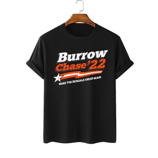 เสื้อยืดผ้าฝ้าย เสื้อยืด พิมพ์ลาย Joe Burrow 22 JaMarr Chase Joe Burrow 9 สําหรับผู้ชาย