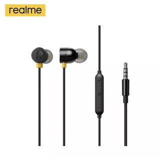 หูฟังเรียวมี Realme Buds2 feel the real Bass ของแท้ เสียงดี ช่องเสียบแบบ 3.5 mm Jack  รับประกัน1ปี