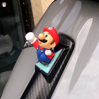 Piaggio Vespa motorcycle GTS300  Primavera sprint 150 modified front decoration car sticker suction cup Mario flying Mario