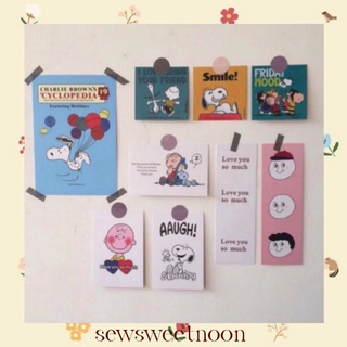 🌷พร้อมส่ง🌷 โปสการ์ด Charlie &amp; Snoopy